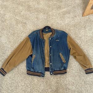Vintage 1990s bomber denim jacket